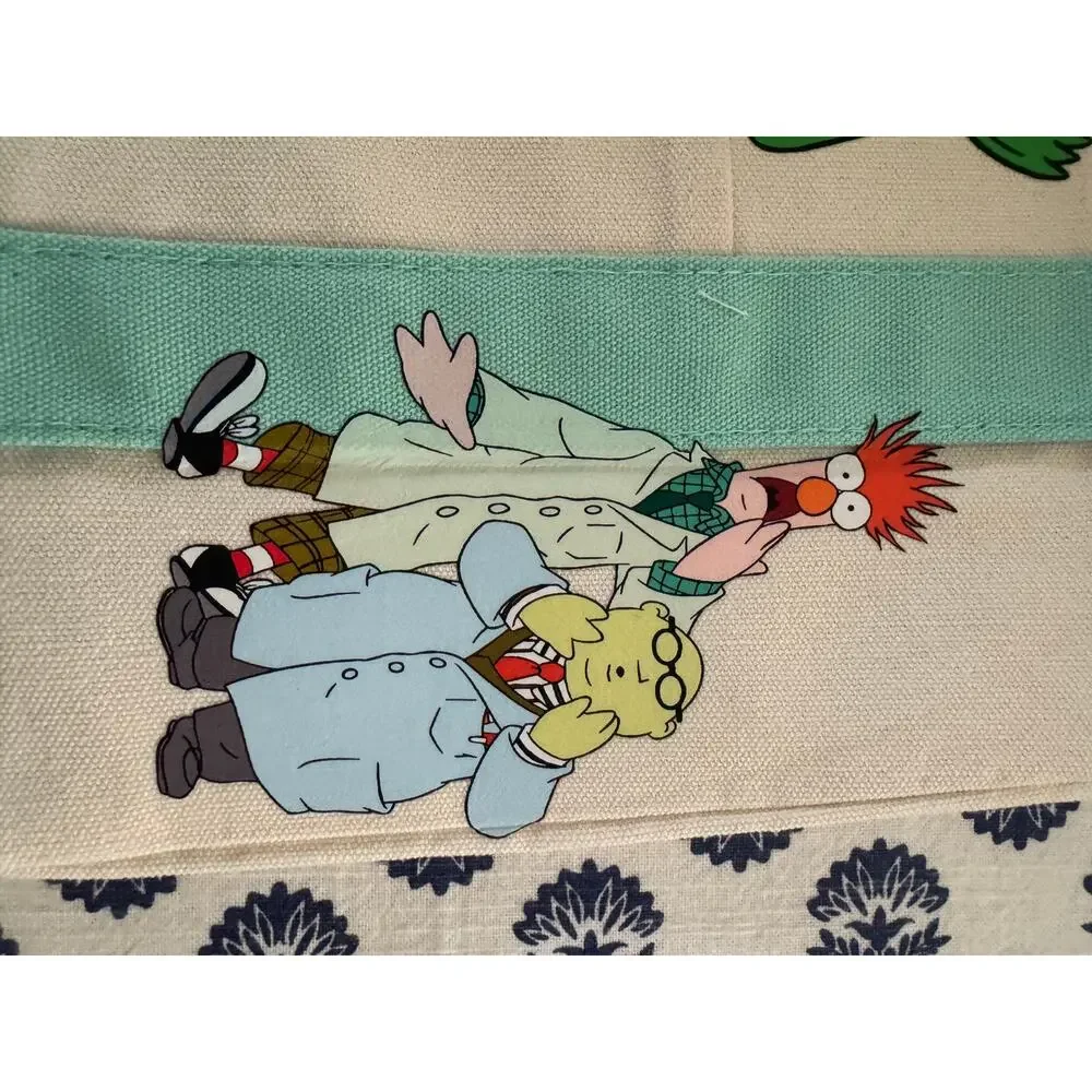 Disney Muppets Piggy Kermit Beeker Custom Made Trader Joes Mini Tote